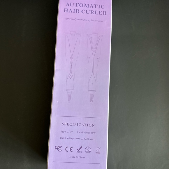 UNOPENED SuperDuomishu C1-19 Automatic Curling Iron, 1 barrel w/4 Temp Up to 430 - Picture 3 of 8